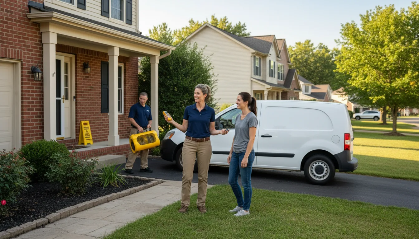 Water restoration image for Home Water Damage Repair in Secretary, MD